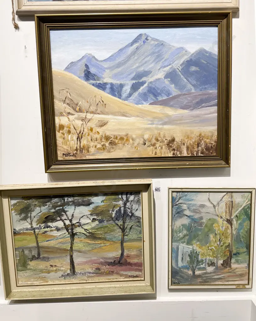 Three Molly O'Toole Scene Oil Works Image 1++