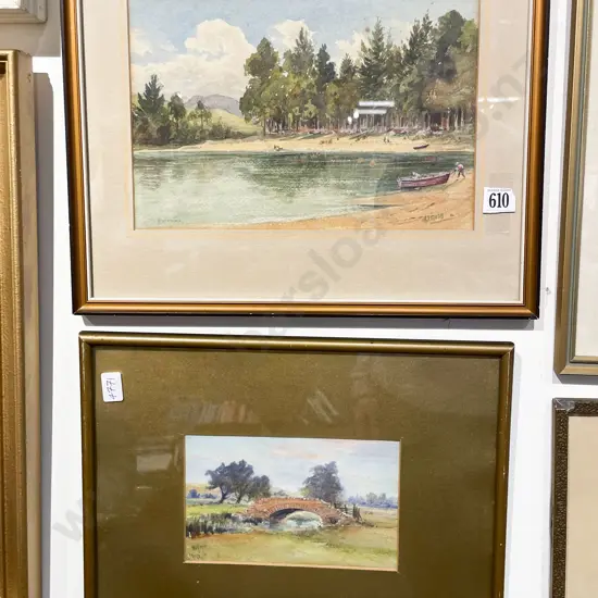 Two William Rush (1872-1965)  Watercolour Landscapes