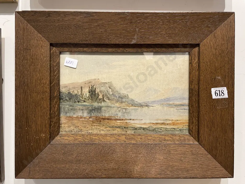 H. Olivant - Coastal Landscape - W/C Image 1++