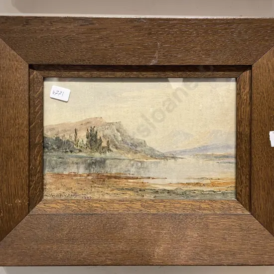 H. Olivant - Coastal Landscape - W/C