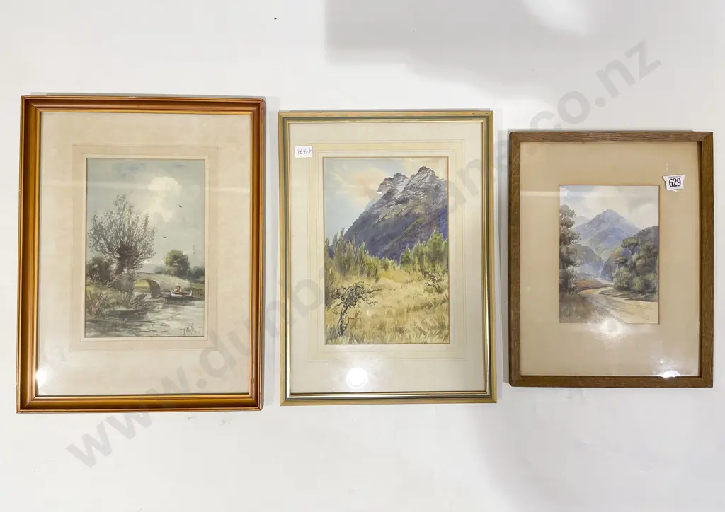 Three Assorted W/Cs Including W. Rush Image 1++