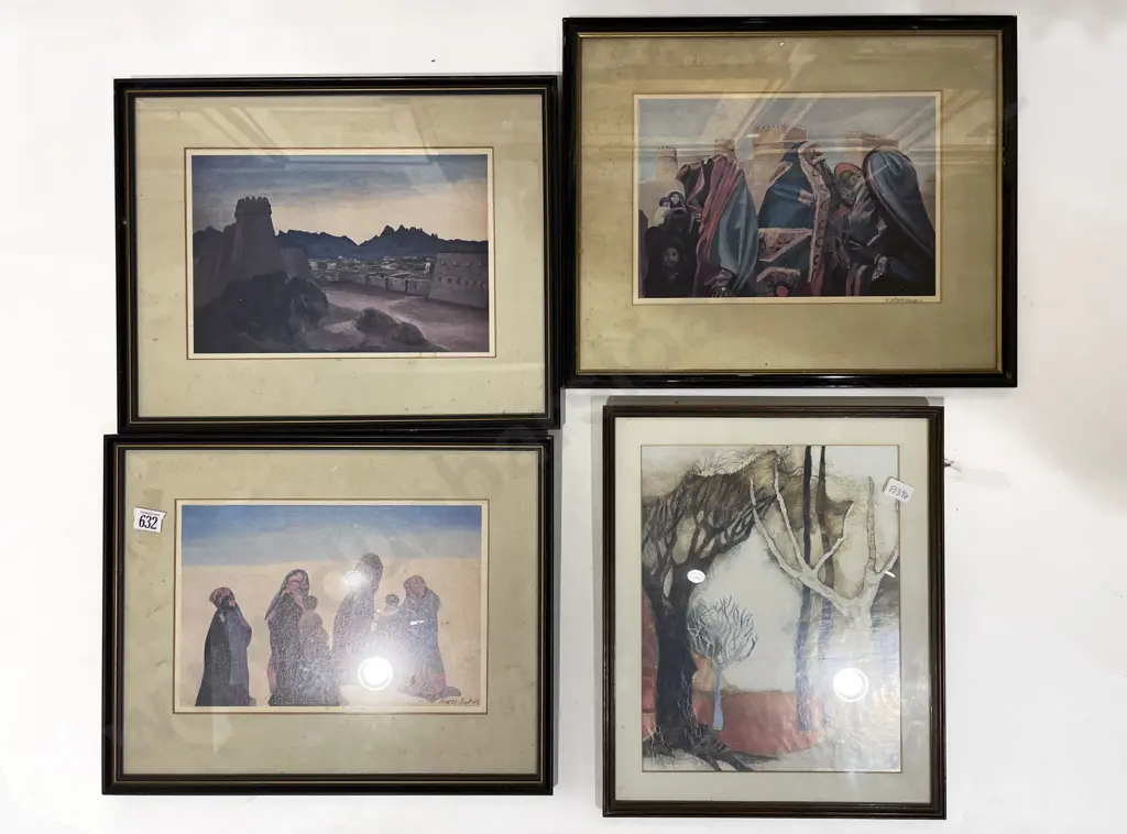 Four Assorted Framed Prints Image 1++