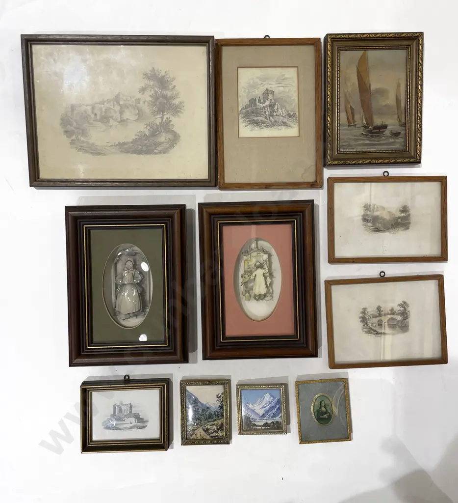 Box of Assorted Artworks Image 1++