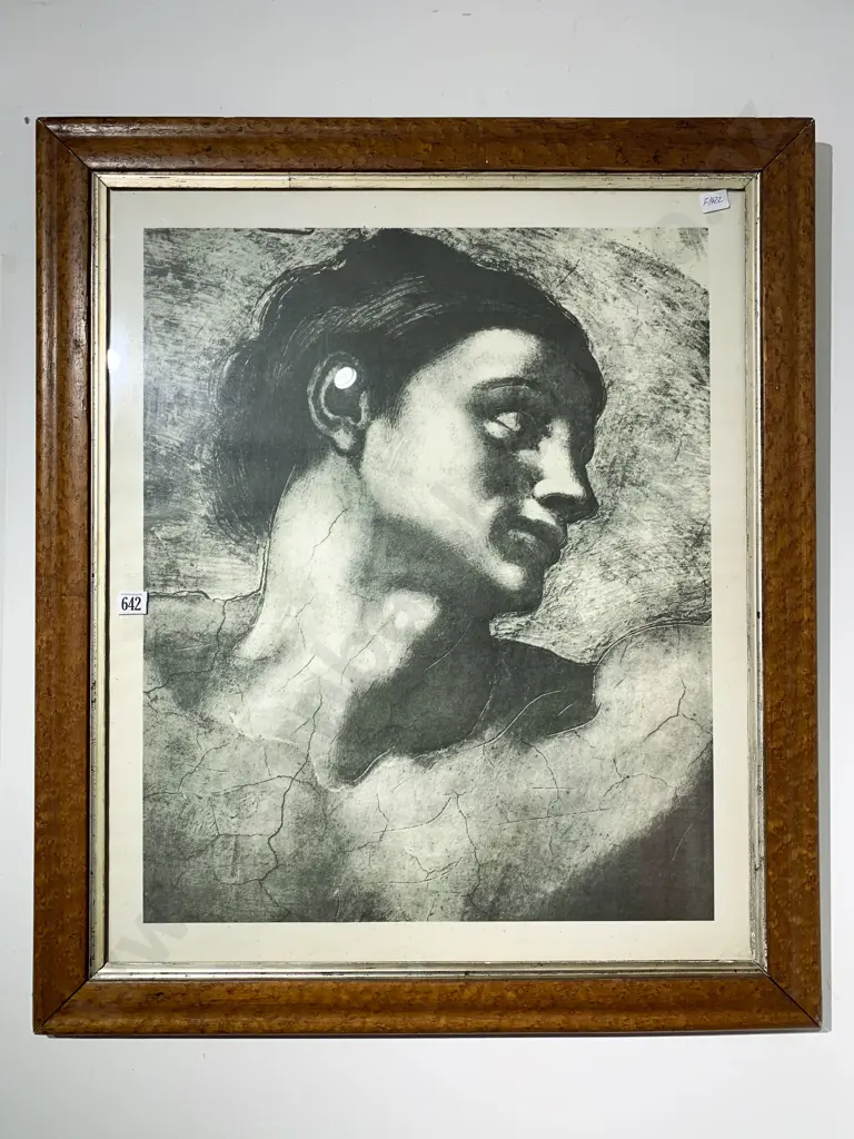 Michelangelo 'Head of Adam' Reproduction Print Image 1++