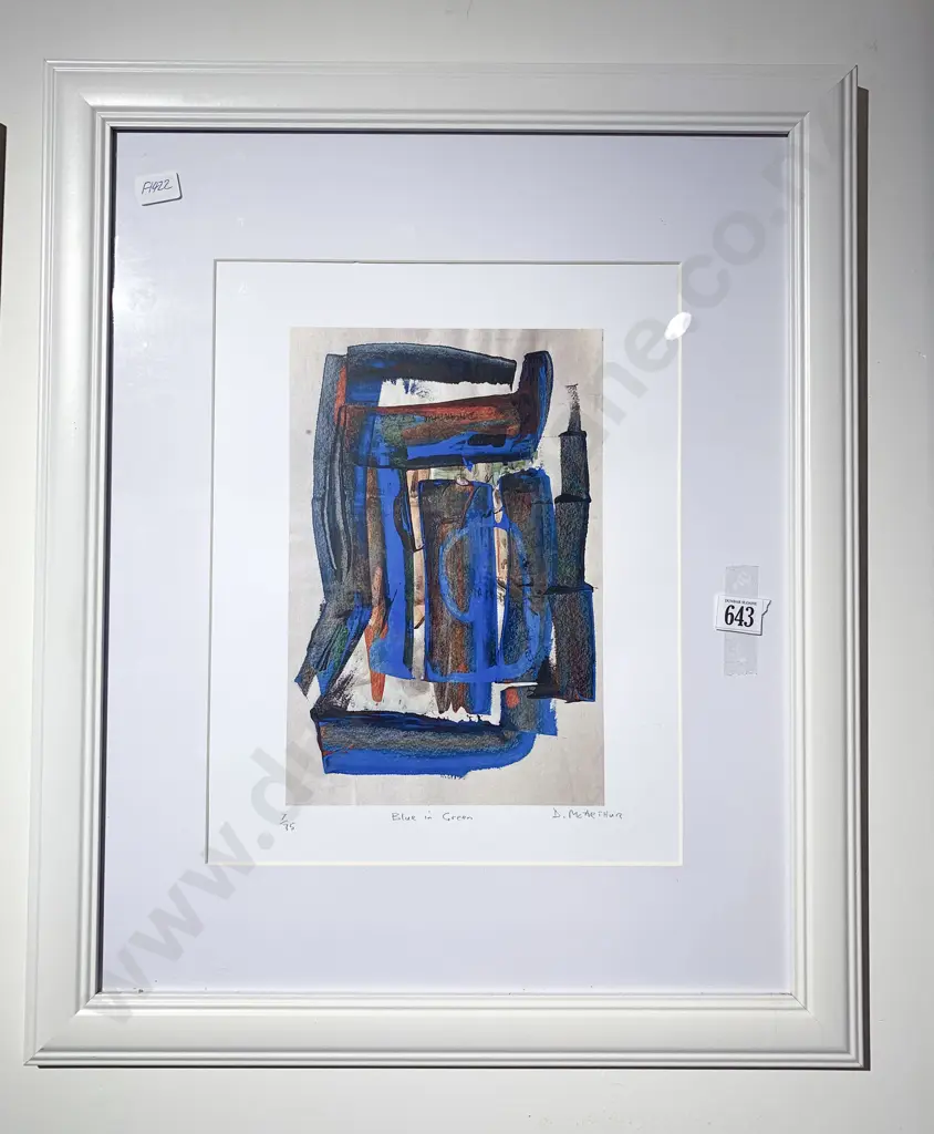 Douglas McArthur Blue in Green - Ltd ED. 7/75 Image 1++