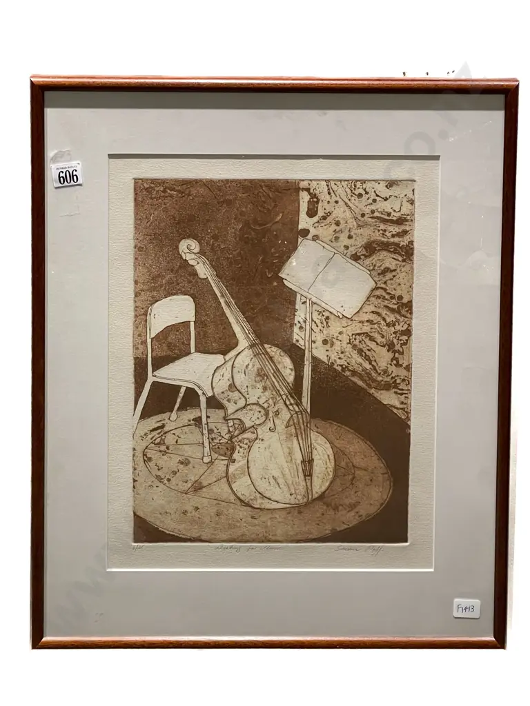 Susan Poff - Waiting for Music - Limited Edition Print 6/25 Image 1++