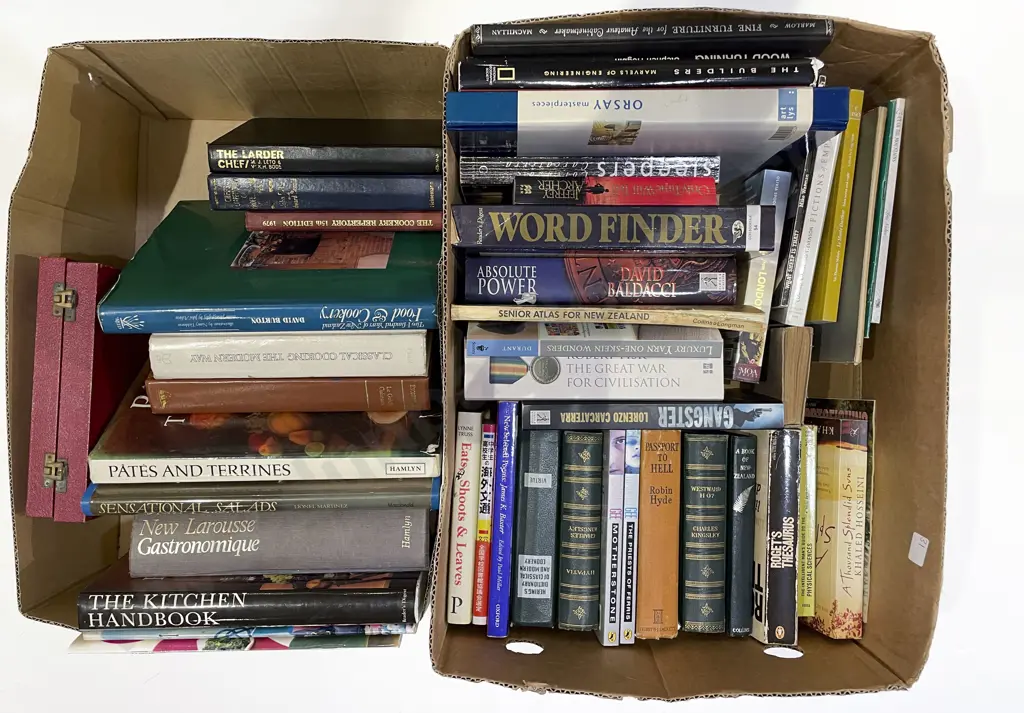 Two Boxes of Assorted Books Image 1++