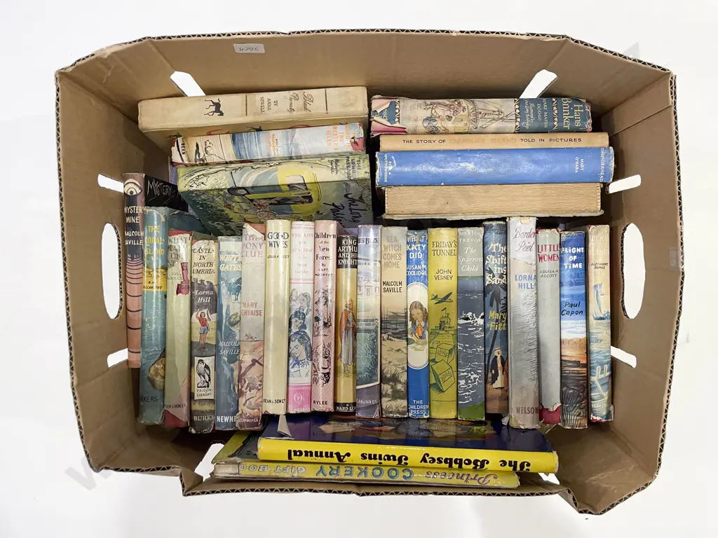 Box of Assorted Books Image 1++
