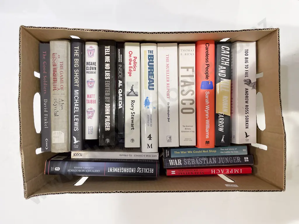 Box of Assorted Books Image 1++