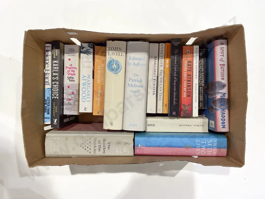 Box of Assorted Books Image 1++