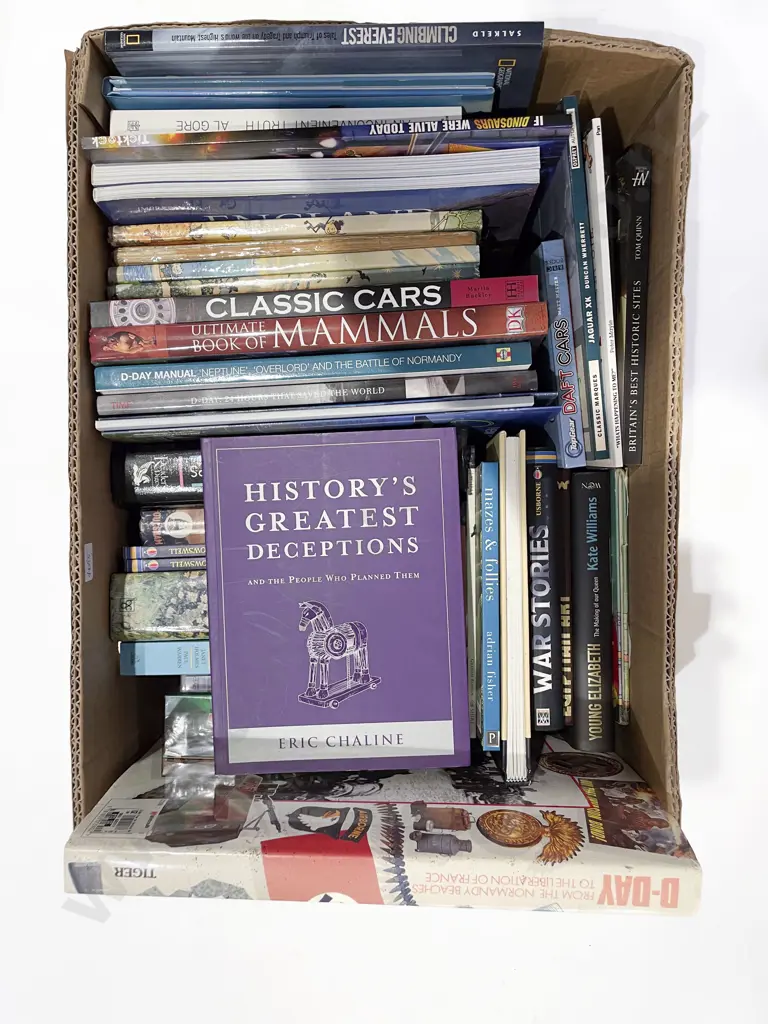Box of Assorted Books Image 1++