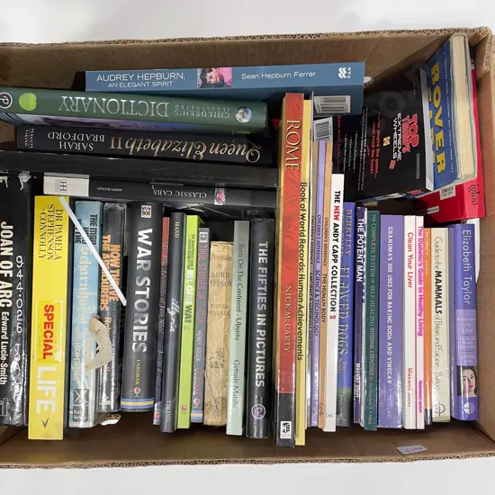 Box of Assorted Books