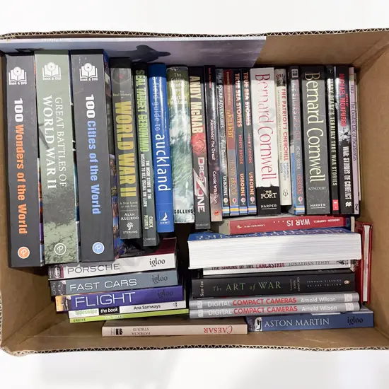 Box of Assorted Books