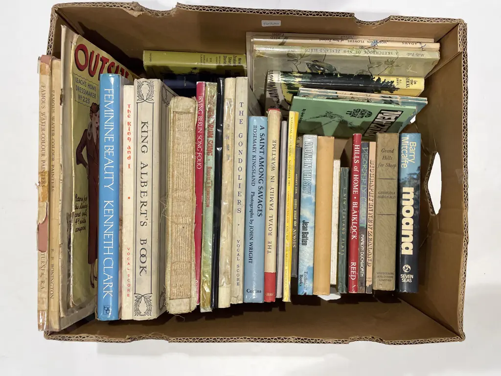 Box of Assorted Books Image 1++