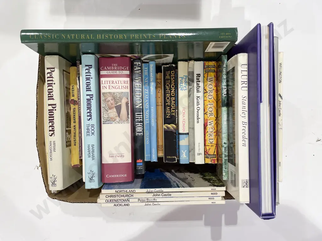 Box of Assorted Books Image 1++
