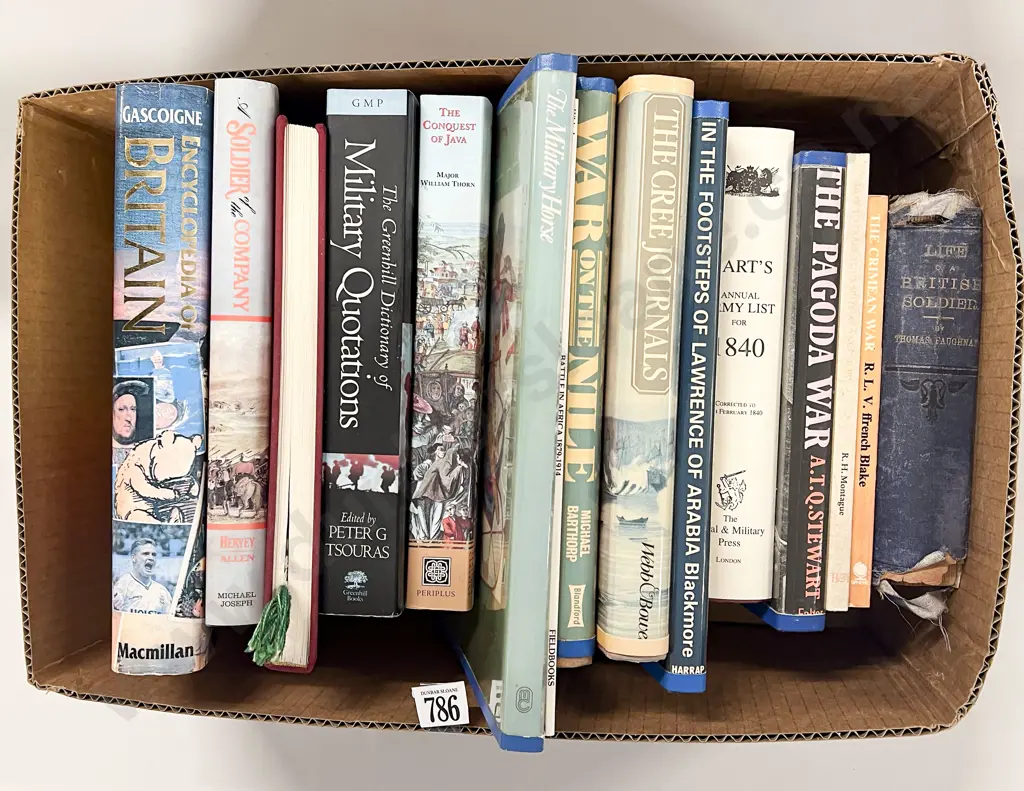 Box of Assorted Military Reference Image 1++