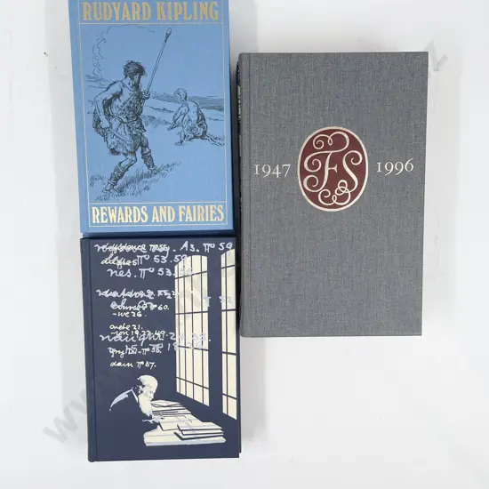 Three Various Folio Society Volumes