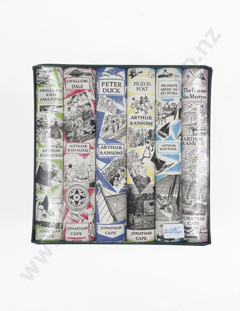 As New Box Set of Six Jonathan Cape - Arthur Ransome Books Image 1++