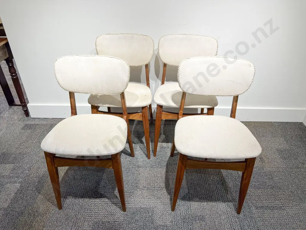 Four Ledinghams Designed Mid Century Dining Chairs Image 1++