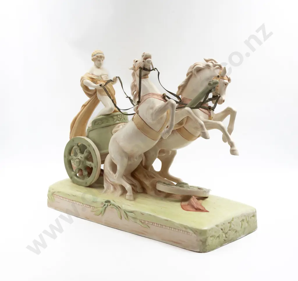 Royal Dux Made in Czechoslovakia Charioteer Image 1++