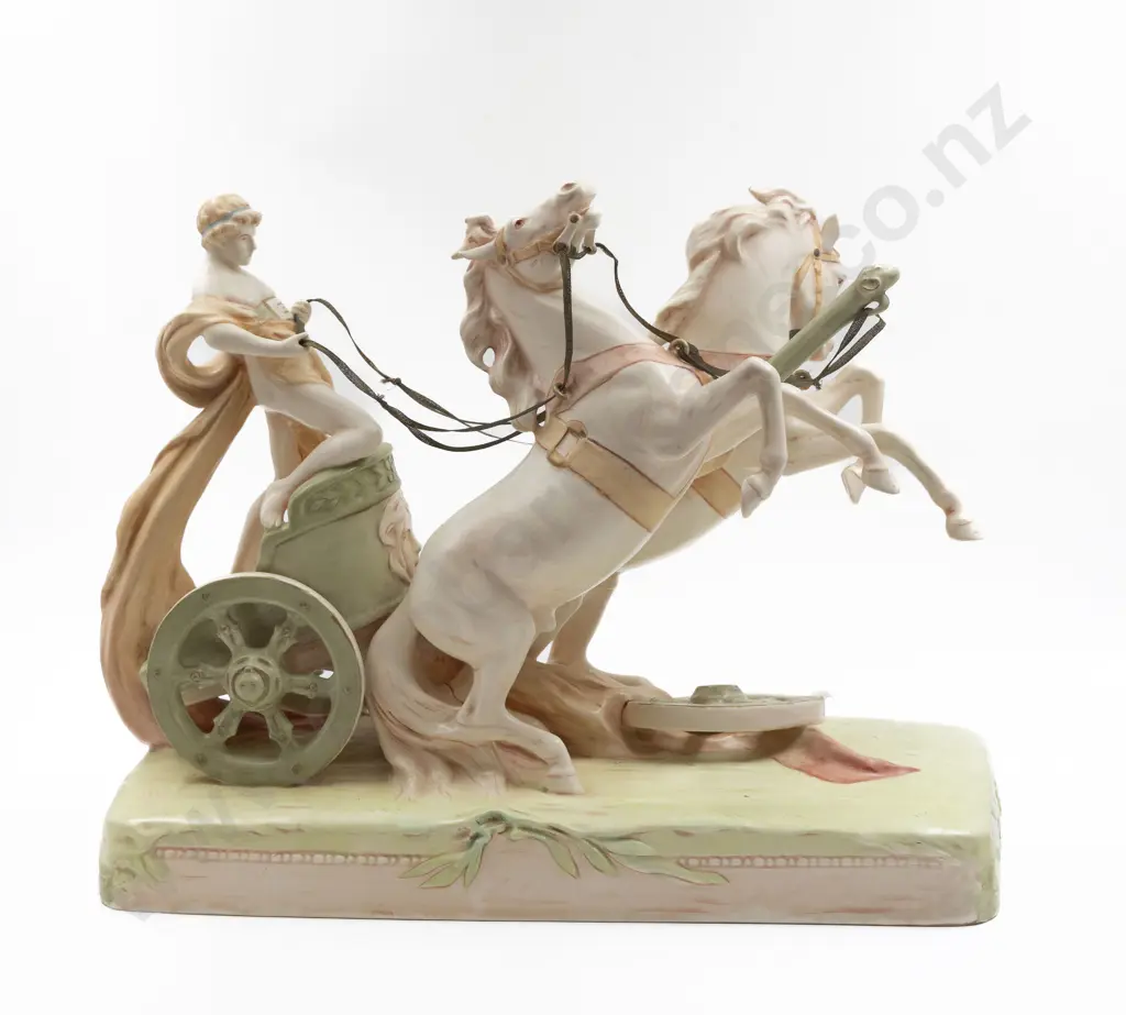 Royal Dux Made in Czechoslovakia Charioteer Image 1++