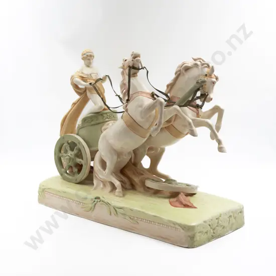 Royal Dux Made in Czechoslovakia Charioteer