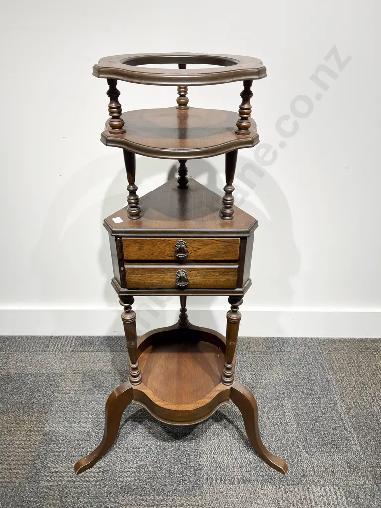 Repro Mahogany Washstand Image 1++