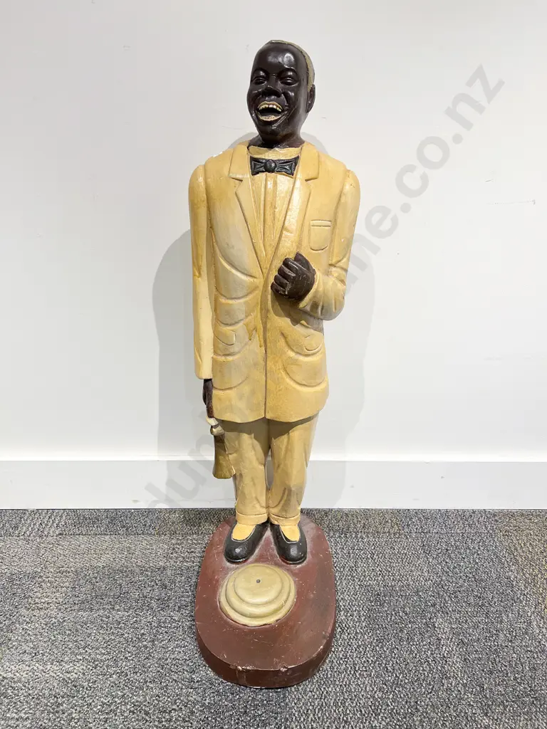 Painted Figure of a 1920's American Singer Image 1++