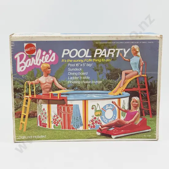 Boxed 1973 Mattel Barbie Pool Party (No Instruction Sheet)