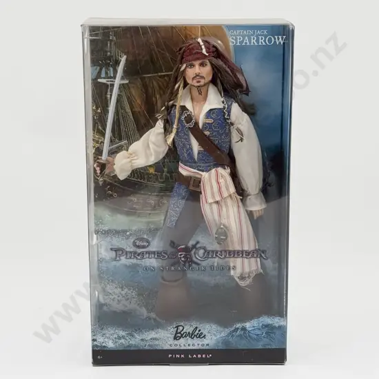 C2010 Barbie Pirates of the Caribbean Captain Jack Sparrow MIB