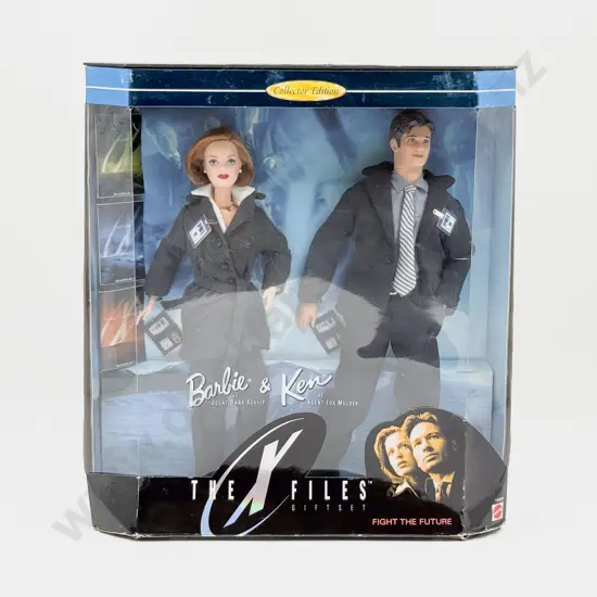 C1998 Barbie The X Files Scully & Mulder Collector Edition MIB
