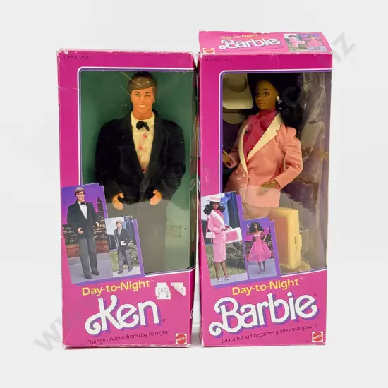 C1984 Day-to-Night Barbie and Ken Boxed