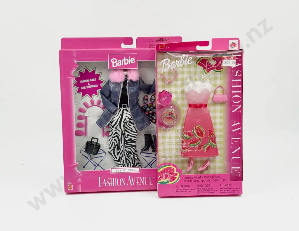 Four Barbie Fashion Avenue Packs Image 1++