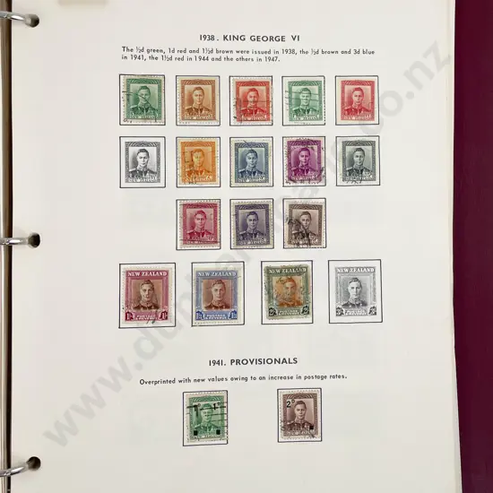 NZ Two Illustrated Loose Leaf Albums C1950 - 80 and some early