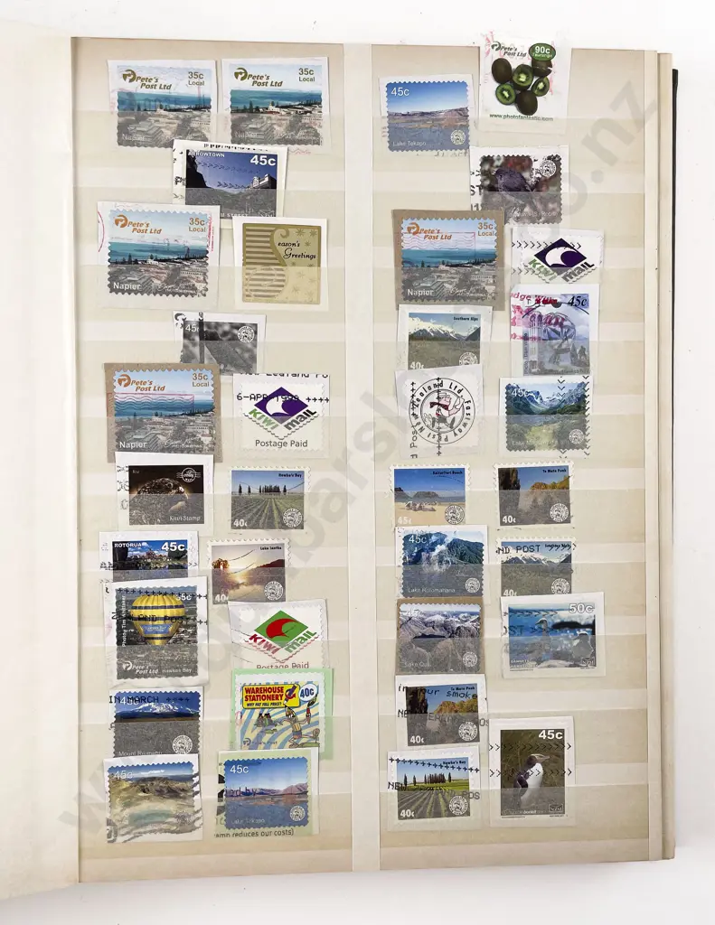 NZ Three Stock Book Albums Mixed Pre-decimal and Decimal Image 1++