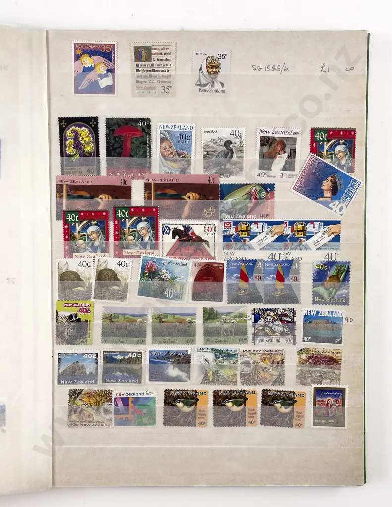 NZ Three Stock Book Albums Mixed Pre-decimal and Decimal Image 1++