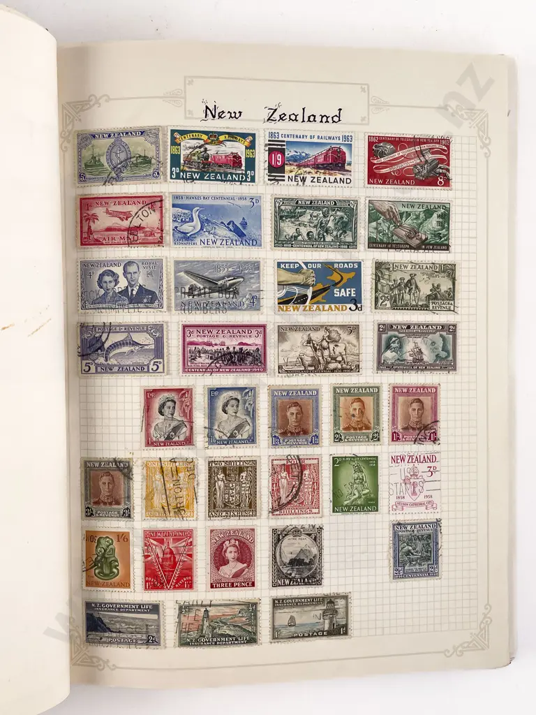 NZ Two Albums Mixed Pre-decimal and Decimal Image 1++