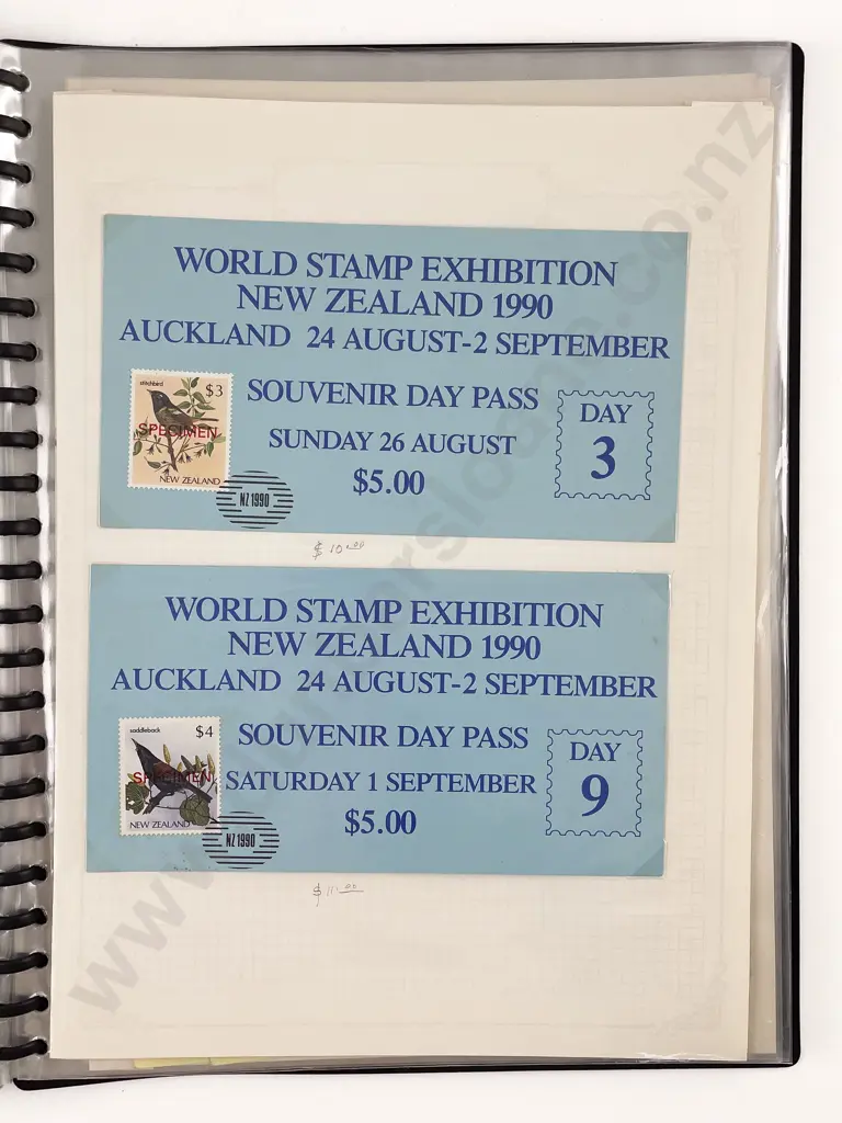 NZ Album Mixed Stamp Exhibition Mini Sheets with Airmail and Various Image 1++