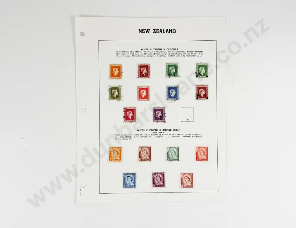 NZ Illustrated Loose Leaf Album C1935 - 1988 Image 1++