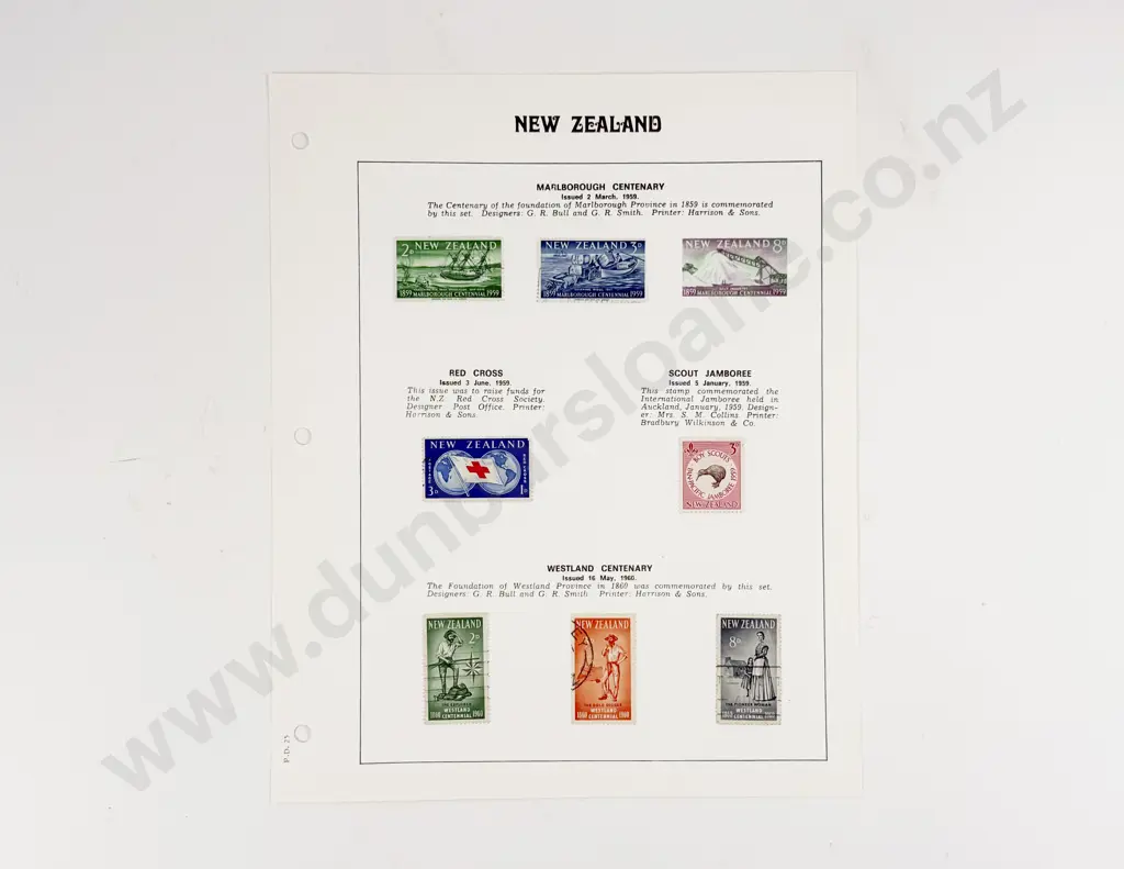 NZ Illustrated Loose Leaf Album C1935 - 1988 Image 1++