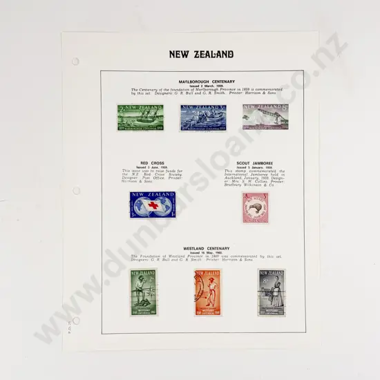 NZ Illustrated Loose Leaf Album C1935 - 1988