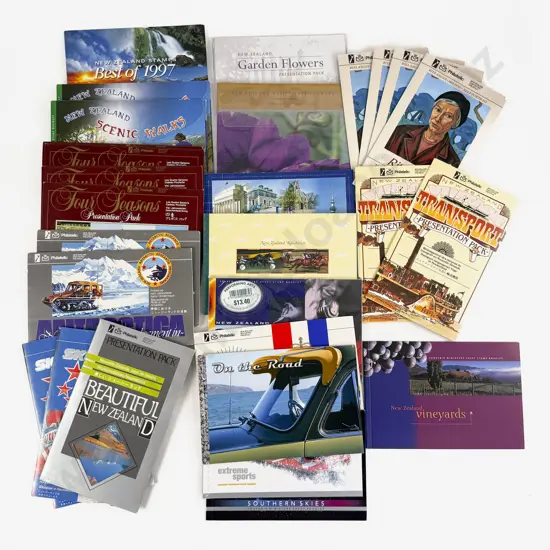 NZ Presentation Packs and Miniature Sheet Booklets