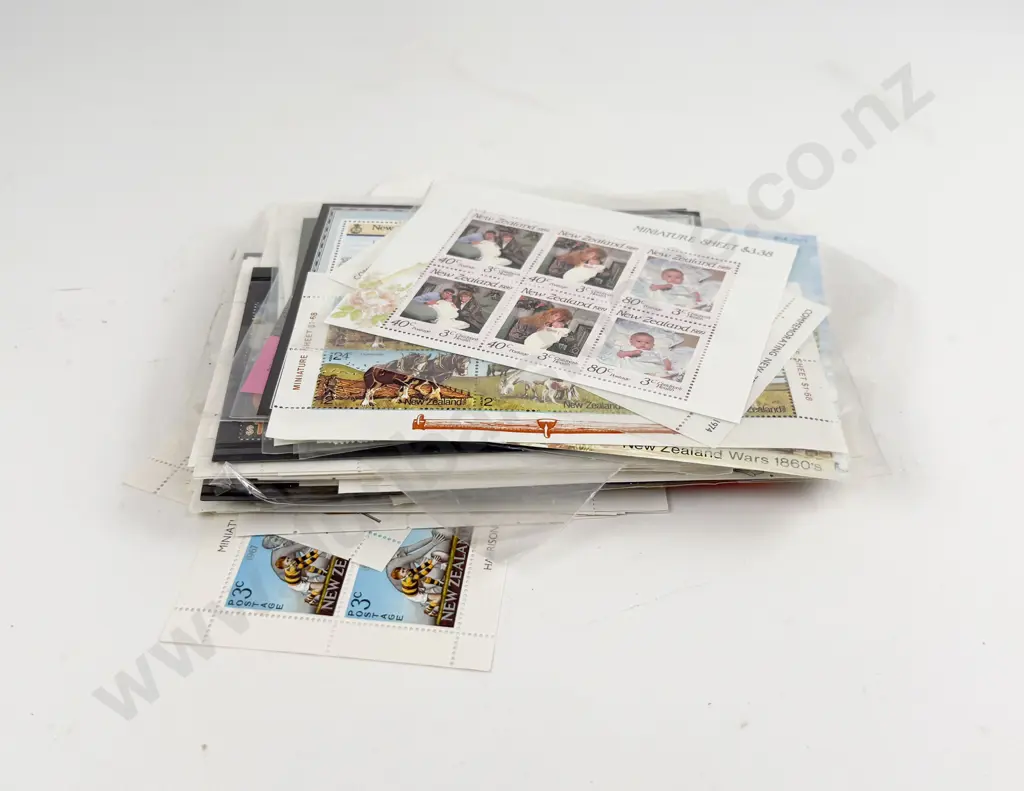 NZ Mainly Pre-decimal Health Miniature Sheets Image 1++