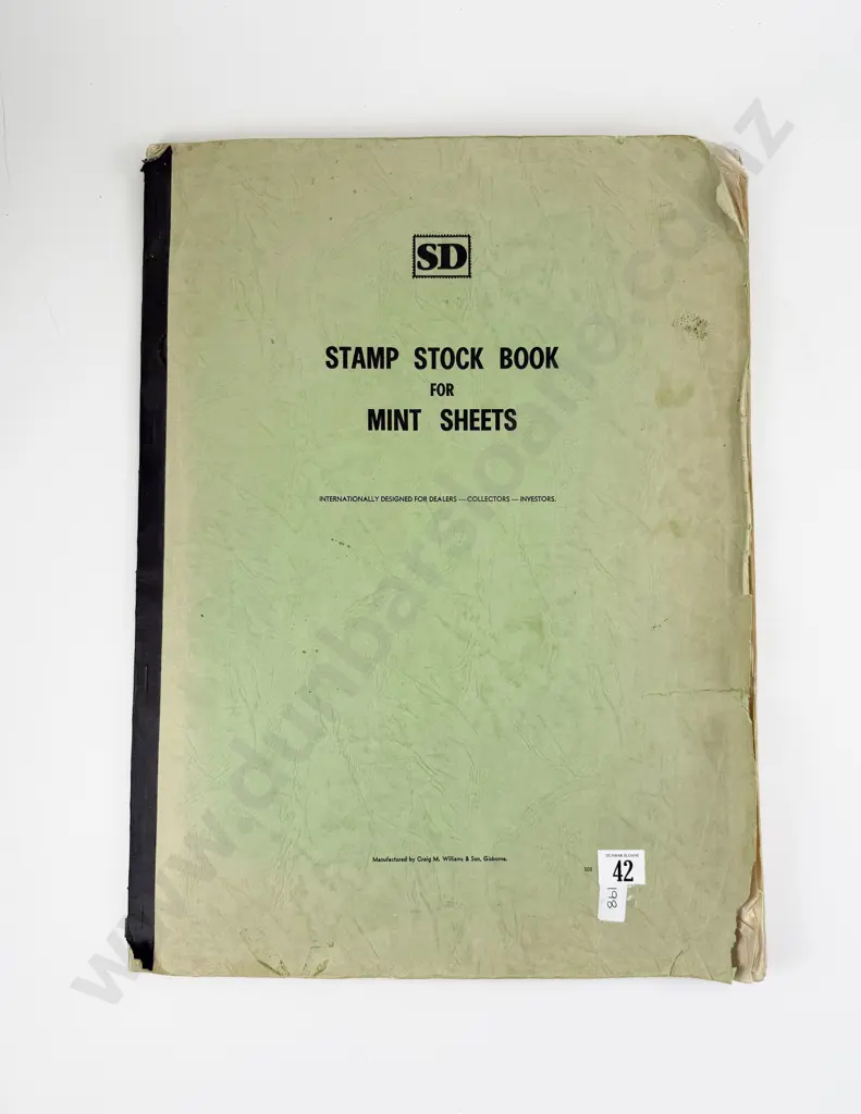 NZ Stamp Stock Mint Sheet Folder mainly full sheets with some blocks Image 1++