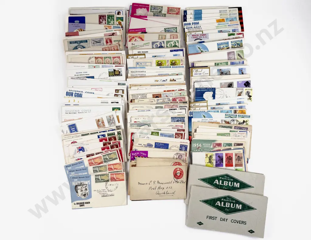 NZ Shoe Carton Qty Early Pre-Decimal and Decimal FDC's Image 1++