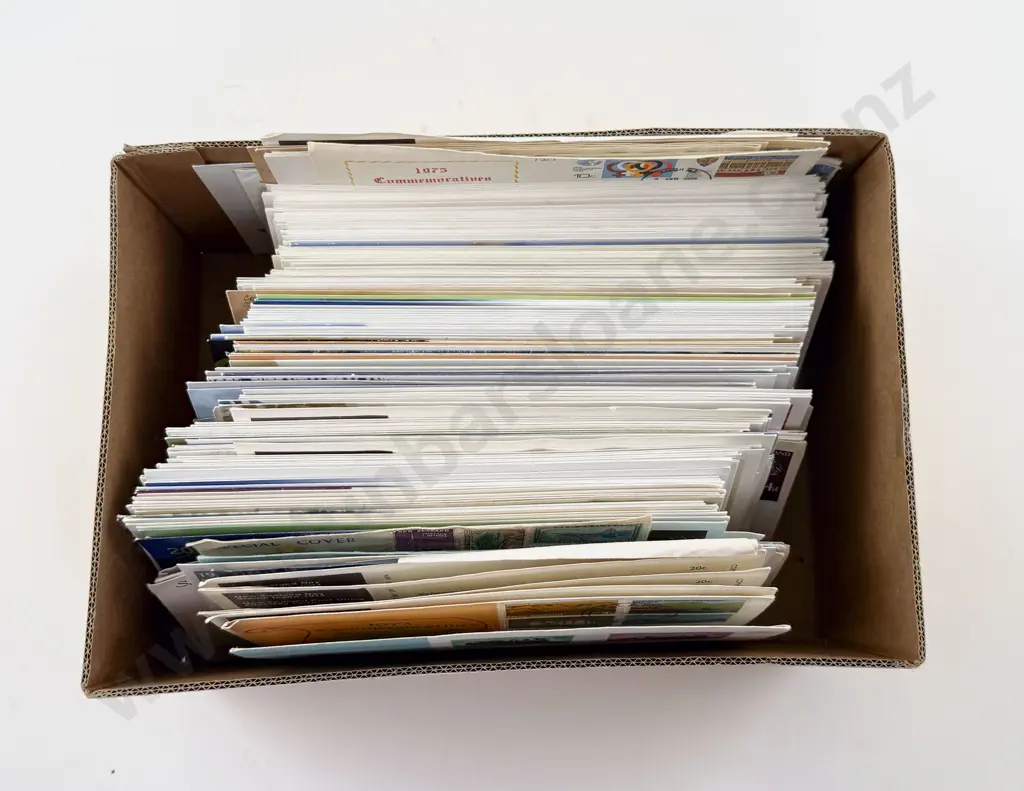 NZ Shoe Carton Qty Mainly Decimal FDC's Image 1++