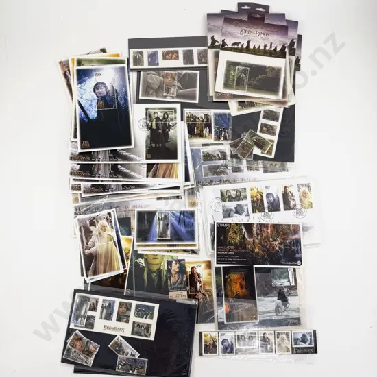 NZ Collection Lord of the Rings FDC's Miniature Sheets and Assorted