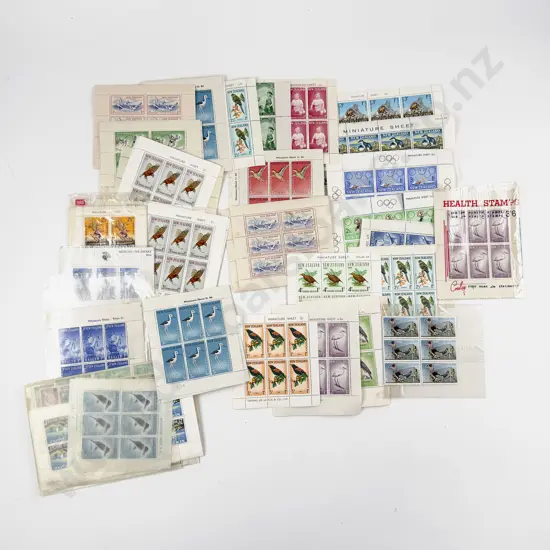 NZ Collection Mainly Pre-decimal Health Miniature Sheets