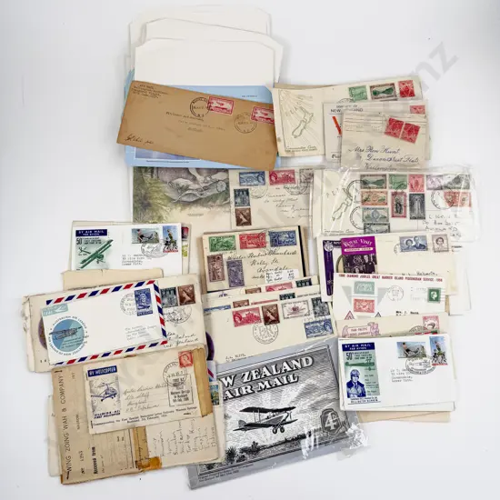 NZ Vintage Airmail FDC's and Mail Histories