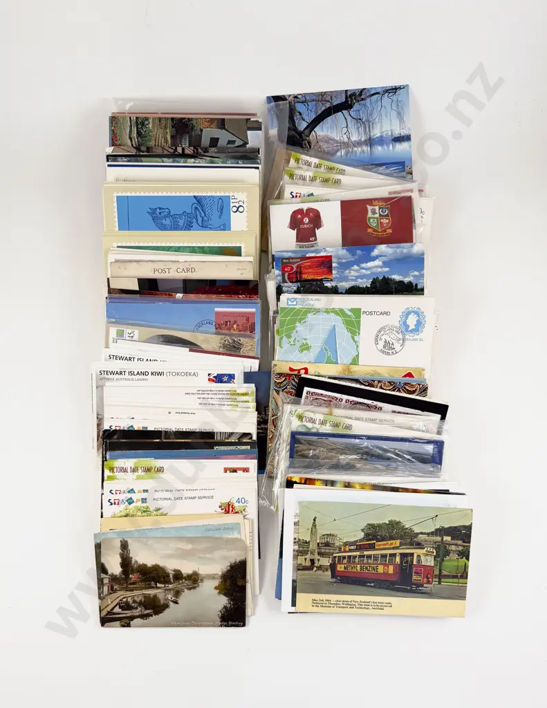 Qty NZ and World Post Paid Cards and Postcards Image 1++